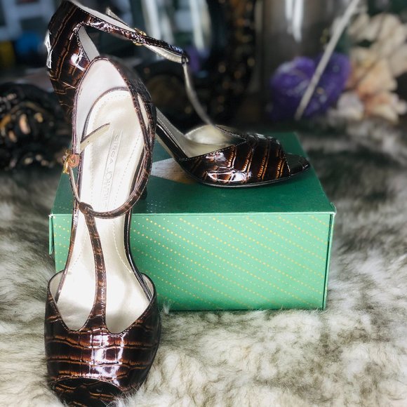 Joan & David Vintage Crocodile Heels size 7.5 EUC! - Picture 2 of 15